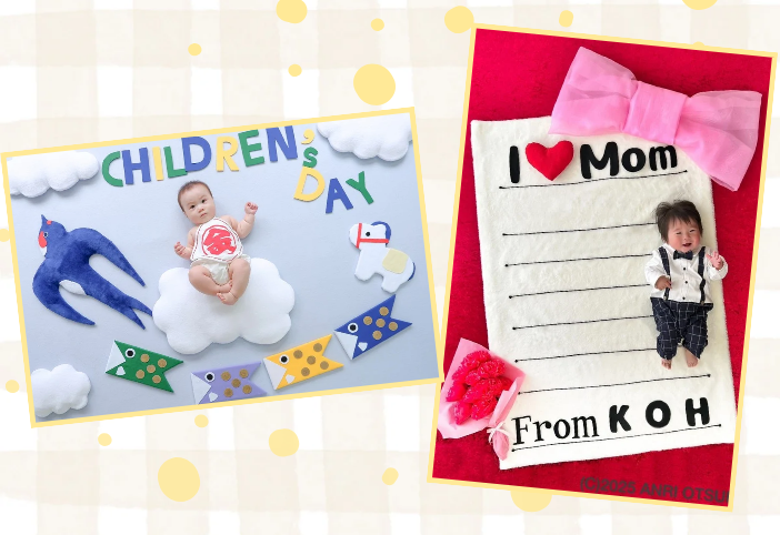 赤ちゃんの月齢フォトを撮ろう【おひるねアート】